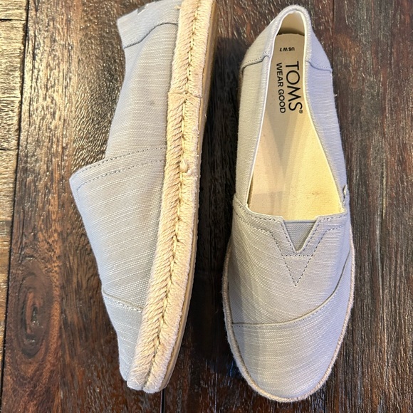 Toms Shoes - TOMS Alpargata Rope Grey Espadrille Slip-On - Women's